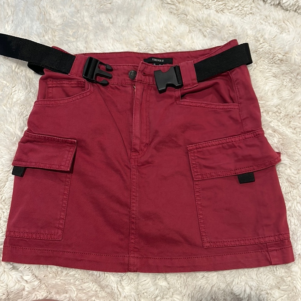 Forever 21 cargo skirt